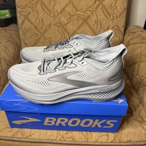 Brooks Glycerin 23 Shoes Mens Size 12 2E (EE) Wide Gray Sneakers 1104762E096 New